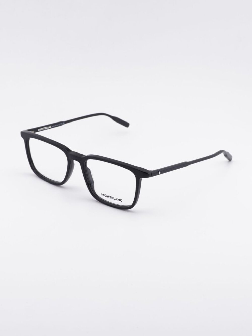 Montblanc MB0197O 001 Eyeglasses Black 53mm Rectangle Frame